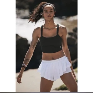 free people movement Side Tie Tiered Skort Gr. Large - Bild 1 von 5
