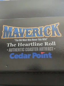 Maverick Heartline Roll Official Piece From Cedar Point 1/390 LE With COA - Bild 1 von 2