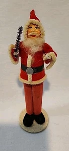 Vintage 6" Pappmaché Karton SANTA Flaschenbürste Weihnachtsbaum JAPAN 1950er - Bild 1 von 6
