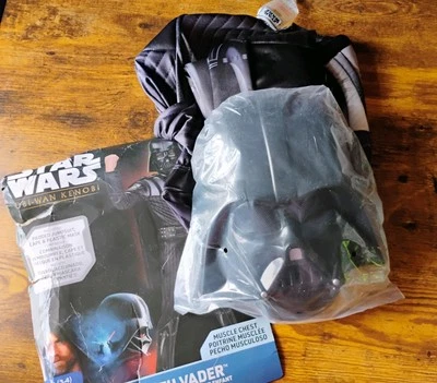 Star Wars Obi-Wan Kenobi Darth Vader Halloween Cosplay Costume X/S 3-4 - Image 1 of 3