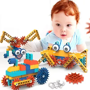 Education DIY Electric Gear Toys. Children's Building Block Puzzle, 116 Block... - Picture 1 of 6
