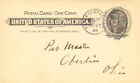 Florida Tallahassee 1898 numeral duplex  Postal Card  Small crease at bottom lef