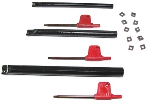 Jarpfite S07K, S10K, S12M SCLCR06 Lath Boring Bars w/ 10-Insert Cutters Kit - Picture 1 of 4