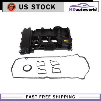 Valve Cover w/ Gasket New For 2012-2015 Mercedes Benz C250 W204 SLK250 R172 1.8L - Image 1 of 4
