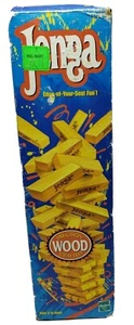 Jenga Game by MB Milton Bradley Hasbro 2000 with Loading Tray Complete Wood - Picture 1 of 5
