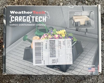 Weather Tech Cargo Tech Containment Block Set of 4; Corner Slide Under Cargo - Image 1 of 4