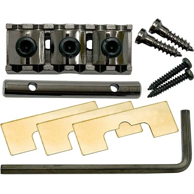 Gotoh GHL-2 Locking Nut - Top mount type - 1-11/16"(R4) 43mm width - COSMO BLACK - Image 1 of 2