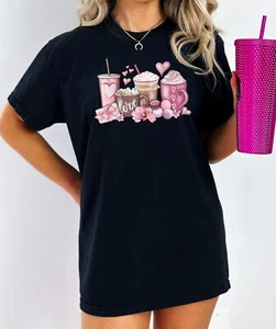 Coffee T-shirts for women | Mother Day Graphic T Shirt - Women Funny Tees - Picture 1 of 3