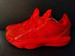 Adidas Mens Dame 6 FX9021 Red Basketball Shoes. UK 9 & In Great Used Condition. - Picture 1 of 21