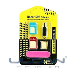 Adaptador 3EN1 Nano Micro Sim Universal Para Smartphone Y Tablet - Imagen 1 de 1