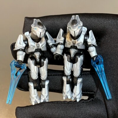 NEW 2 Elite Warlord HALO MEGA CONSTRUX SPARTAN FIGURE UNSC SCORPION CLASH TOY #2 - Image 1 of 4