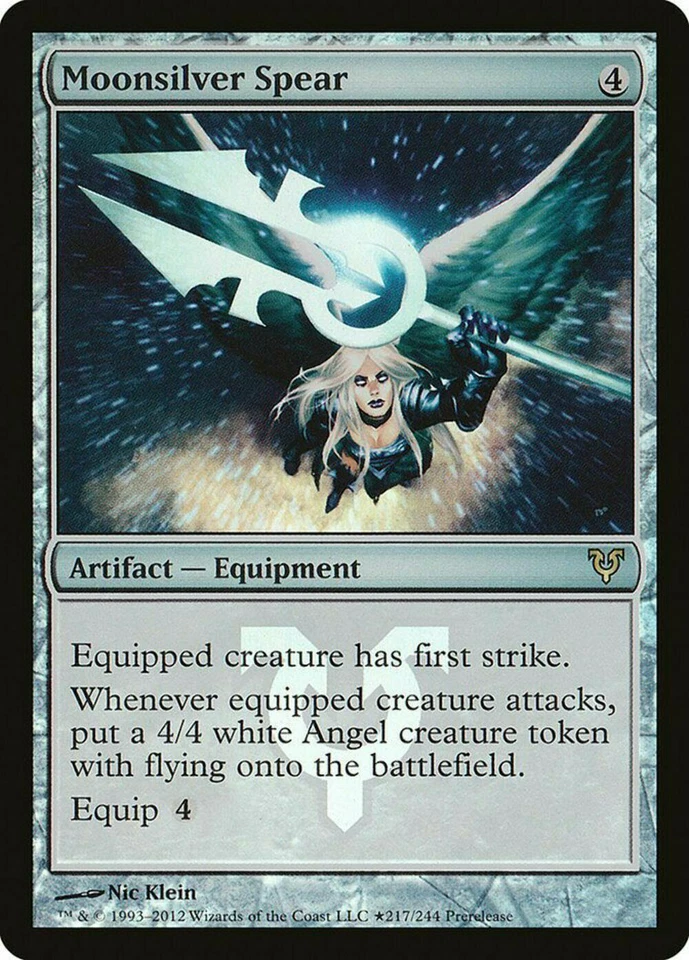 FOIL Moonsilver Spear  Avacyn Restored MTG LP/NM - Image 1 of 1