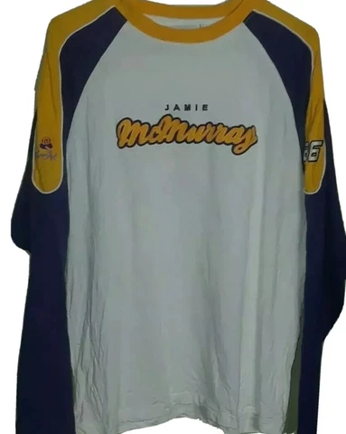 NASCAR #26 Jamie McMurray  Stitched Crown Royal Long Sleeve Graphic Shirt! Cover