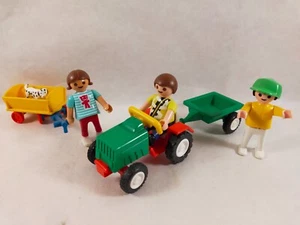 sympa enfant avec tracteur Playmobil ( parc , jardin ) 1583 - Imagen 1 de 1
