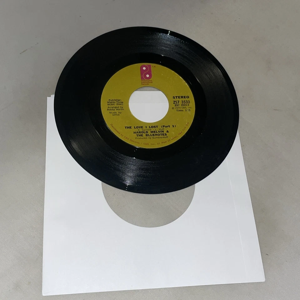 Harold Melvin & The Bluenotes – The Love I Lost (Parts 1 & 2), 45 RPM VG (BD) - Image 1 of 1