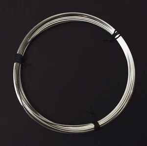 6 Feet White Brass wire, 10G Square HH - Sterling Silver Alternative! - Picture 1 of 1
