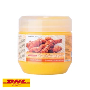 Carebeau Turmeric Spa Lightening Salt Body Scrub Radiant Skin Nourishing 700g - Picture 1 of 7