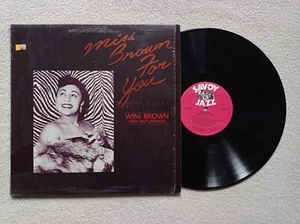 LP 33T WINI BROWN WITH MILT JACKSON "Miss Brown for you" SJL 1163 USA 1986 - - Picture 1 of 2