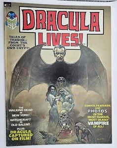DRACULA LIVES #1, Curtis/Marvel 1973, copertina BORIS - Foto 1 di 13