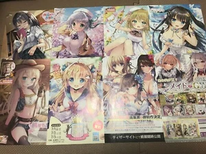 Lote 8!!Doujinshi Linda Niña Manga Anime Póster Chirashi Flyer Set 22.05 MaiWaifu - Imagen 1 de 3