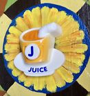 Play Food Fruit JUICE 3D Magnet Learning Alphabet Letter ?J ?Replacement