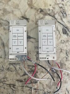 2 Insteon Keypad Dimmer Switches 2334-2 WHITE