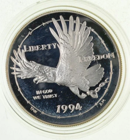 Proof 1994 Vietnam War Prisoners of War POW - US Commemorative 90% Silver Dollar Cover