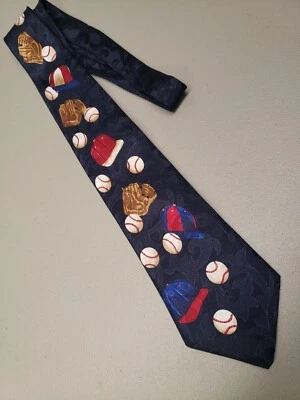 Traje de diseñador de entrenador de béisbol A Rogers corbata azul Foto 1 de 3