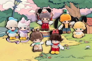 POP MART Dimoo World x Disney Series Blind Box Vinyl Plush Keychain Toys Dolls - Picture 1 of 7