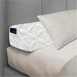 Bed Wedge Pillow Headboard, Ultra Soft Wedge Gap for King Size Bed, Memory Foam - Picture 1 of 6