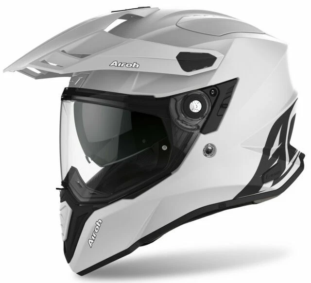 Airoh Commander CM14 Casco Integrale per Moto, Adulto Unisex, Taglia XL - Bianco Lucido