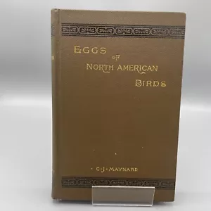 Rare, Eggs of North American Birds by Chas J. Maynard, 10 Hand Colored Plates - Picture 1 of 12