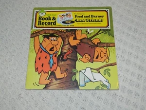 The Flintstones Fred and Barney Best Friends Book and Record 1976 - Imagen 1 de 5