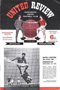 MANCHESTER UNITED V BLACKPOOL ~ 27 APRIL 1966 ~ TOKEN INTACT - Picture 1 of 1
