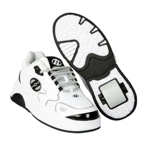 Heelys Mega Pro Adult Skate Shoes - White Black - Size UK 8 - SALE WAS £90 - Picture 1 of 3