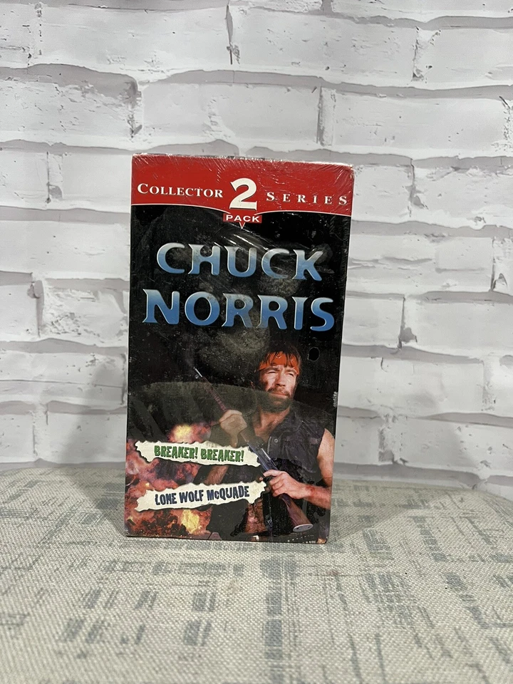 Collector Series 2pk of Chuck Norris on VHS Is