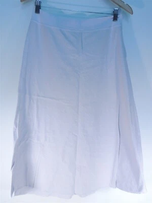 Falda Fresh Produce Boca Línea A Mediana Longitud de la pantorrilla Gris Claro Algodón Vapor Nueva Foto 1 de 4