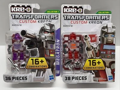 KRE-O Transformers MEGATRON & IRONHIDE Custom Kreon Mini Figures LOT 2013 NEW - Image 1 of 4