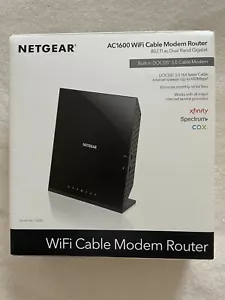 NETGEAR AC1600 Wifi Cable Modem Router Model C6250 DOCSIS 3.0 - New, Box Opened - Picture 1 of 8