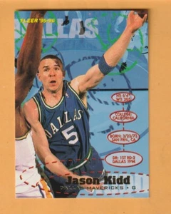 Jason Kidd Dallas Mavericks 1995-96 Fleer #36 HOF California Bears - Picture 1 of 2