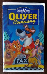 1996 Oliver & Company Walt Disney VHS Movie Masterpiece Billy Joel Bette Midler - Picture 1 of 6