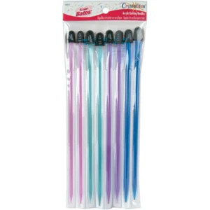 Crystalites Single Point Knitting Needles 10" Gift Set Sizes 8 To 10.5 - Picture 1 of 2