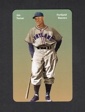 JIM TURNER, 1947 Portland Beavers PCL | FIRST PRINTING color card Aldana 2018