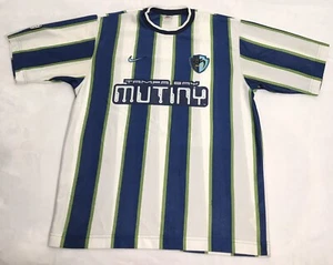 Vintage 90s Nike Tampa Bay Mutiny MLS Authentic Soccer Jersey Nike USA Size L - Picture 1 of 5