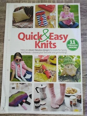 QUICK & EASY KNITS - 11 Fabulous Designs - Magazine pull out - Image 1 of 4