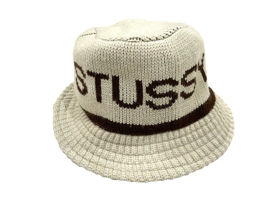 Stussy Jacquard Knit Bucket Hat SZ S/M - Image 1 of 4