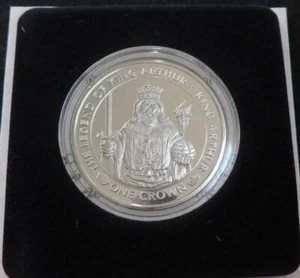 King Authur 1 Crown Isle of Man 1996 *Copper Nickel* - Picture 1 of 1
