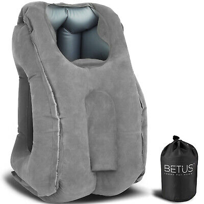 Betus Dreamer Comfort Inflatable Travel Pillow - For Airplane Office Napping • 16.95$