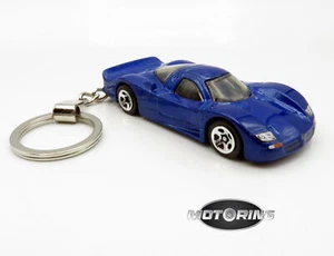 Nissan R390 GT1 blau Auto selten Neuheit Schlüsselanhänger 1:64 Diecast - Bild 1 von 4