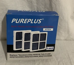 Filtros de aire de carbón activado multimedia PUREPLUS AF004 - Paquete de 3 Kenmore, LG - Imagen 1 de 2